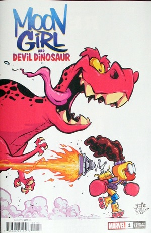[Moon Girl and Devil Dinosaur (series 2) No. 1 (variant cover - Skottie Young)]