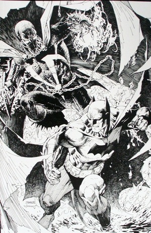 [Batman / Spawn 1 (1st printing, Cover N - Jim Lee B&W Incentive)]