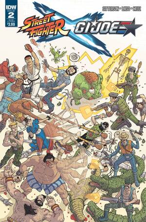 [Street Fighter X G.I. Joe #2 (variant subscription cover - Nick Pitarra)]