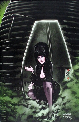 [Elvira in Horrorland #5 (Cover I - Dave Acosta Full Art Incentive)]