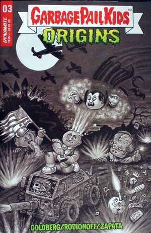 [Garbage Pail Kids - Origins #3 (Cover G - Tom Bunk B&W Incentive)]