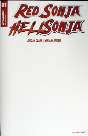[Red Sonja / Hell Sonja #1 (Cover F - Blank Authentix)]
