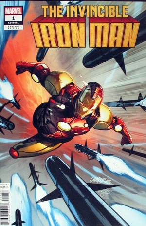 [Invincible Iron Man (series 4) No. 1 (1st printing, variant cover - Pepe Larraz)]