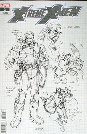 [X-Treme X-Men (series 3) No. 2 (variant character design cover - Salvador Larroca)]