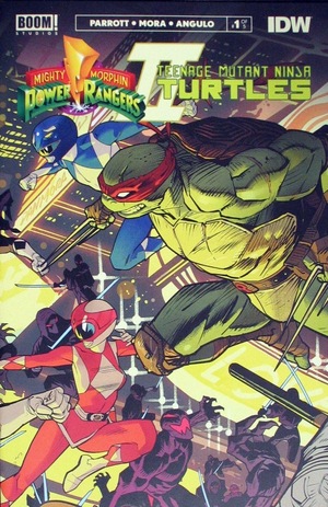 [Mighty Morphin Power Rangers / Teenage Mutant Ninja Turtles II #1 (1st printing, Cover C - Dan Mora Connecting)]