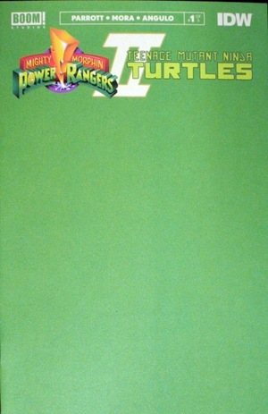 [Mighty Morphin Power Rangers / Teenage Mutant Ninja Turtles II #1 (1st printing, Cover J - Green Blank)]