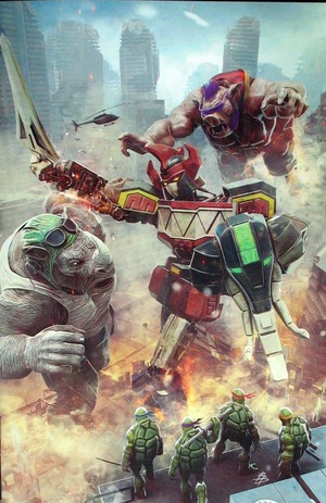 [Mighty Morphin Power Rangers / Teenage Mutant Ninja Turtles II #1 (1st printing, Cover P - Bjorn Barends Full Art Incentive)]