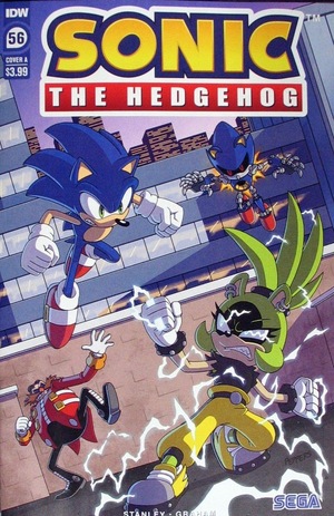[Sonic the Hedgehog (series 2) #56 (Cover A - Jamal Peppers)]