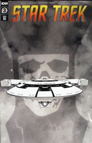 [Star Trek (series 6) #3 (Cover D - Angel Unzueta B&W Incentive)]