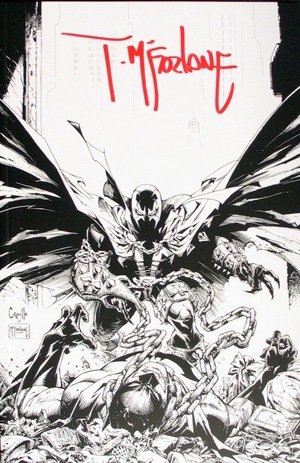 [Batman / Spawn 1 (1st printing, Cover P - Greg Capullo & Todd McFarlane: Spawn B&W Full Art Signed Incentive)]