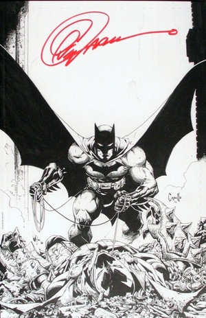 [Batman / Spawn 1 (1st printing, Cover Q - Greg Capullo & Todd McFarlane: Batman B&W Full Art Signed Incentive)]