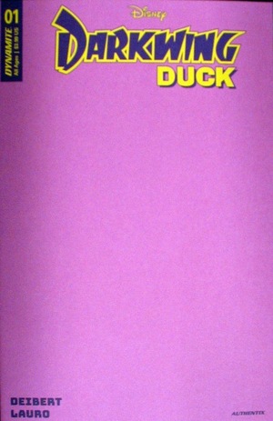 [Darkwing Duck (series 2) #1 (Cover F - Purple Blank Authentix)]