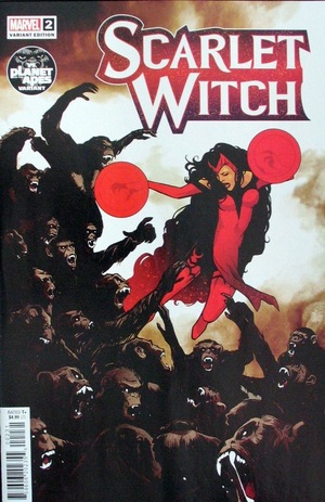 [Scarlet Witch (series 3) No. 2 (1st printing, Cover C - Lee Garbett Marvel Vs. Planet of the Apes Variant)]