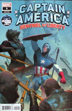 [Captain America: Sentinel of Liberty (series 2) No. 9 (Cover B - Esad Ribic Marvel Vs. Planet of the Apes Variant)]
