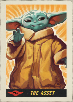 [Star Wars Insider #216 (variant Grogu Trading Card cover)]