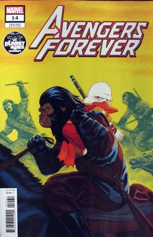 [Avengers Forever (series 2) No. 14 (Cover C - David Talaski Planet of the Apes / Howard the Duck Variant)]