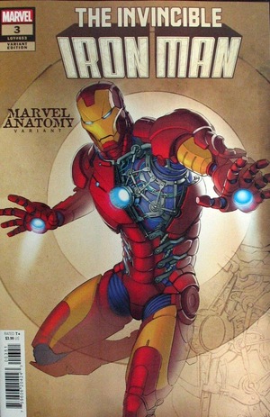 [Invincible Iron Man (series 4) No. 3 (Cover E - Jonah Lobe Marvel Anatomy Variant)]
