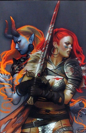 [Red Sonja / Hell Sonja #3 (Cover G - Rebeca Puebla Full Art Incentive)]