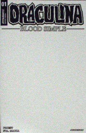 [Draculina - Blood Simple #1 (Cover V - White Blank Authentix)]