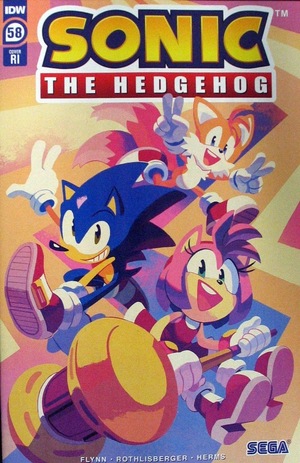 [Sonic the Hedgehog (series 2) #58 (Cover C - Nathalie Fourdraine Incentive)]