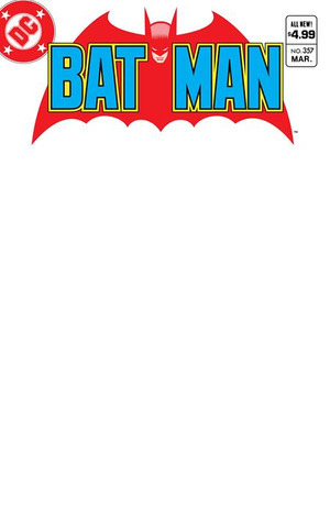 [Batman 357 Facsimile Edition (Cover C - Blank, 1st printing)]