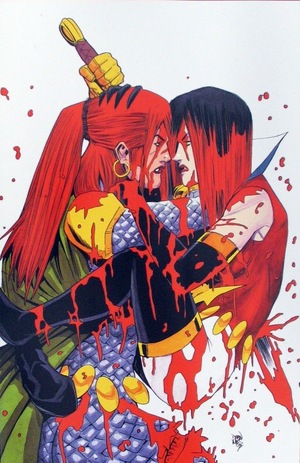 [Vampirella Versus Red Sonja #4 (Cover I - Drew Moss Full Art Incentive)]