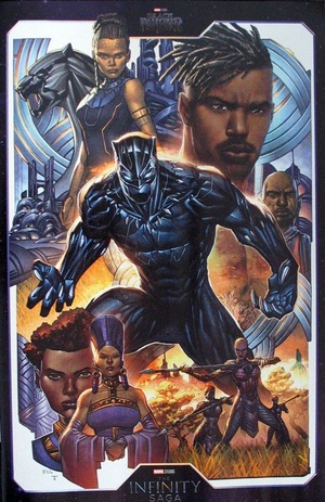 [Black Panther (series 8) No. 15 (Cover C - Ken Lashley Infinity Saga Phase 3 Variant)]