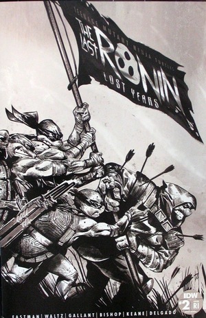 [TMNT: The Last Ronin - Lost Years #2 (Cover E - Mike Del Mundo B&W Incentive)]