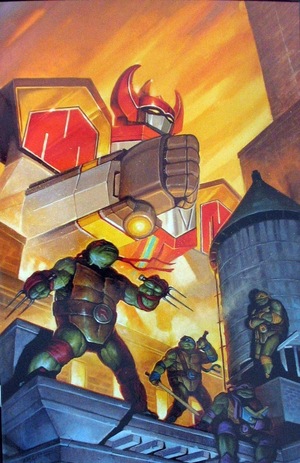 [Mighty Morphin Power Rangers / Teenage Mutant Ninja Turtles II #4 (Cover J - E.M. Gist Full Art Incentive)]