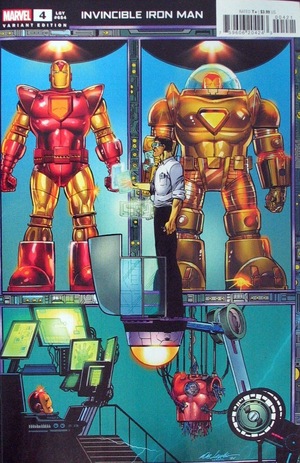 [Invincible Iron Man (series 4) No. 4 (1st printing, Cover B - Bob Layton Connecting)]