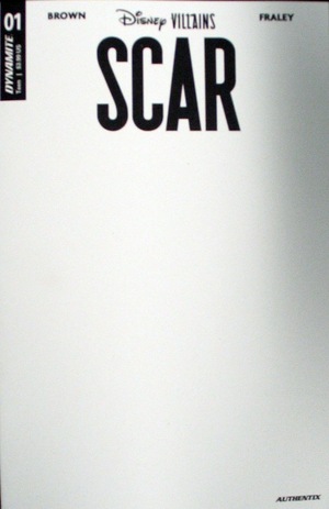 [Disney Villains: Scar #1 (Cover F - Blank Authentix)]