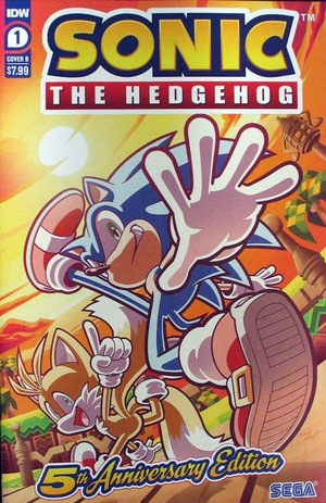 [Sonic the Hedgehog (series 2) #1: 5th Anniversary Edition (Cover B - Tracy Yardley)]