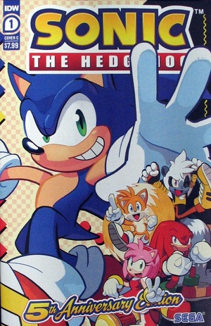 [Sonic the Hedgehog (series 2) #1: 5th Anniversary Edition (Cover C - Matt Herms)]