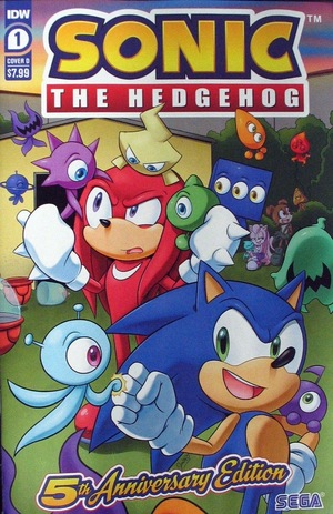 [Sonic the Hedgehog (series 2) #1: 5th Anniversary Edition (Cover D - Jennifer Hernandez)]