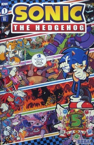 [Sonic the Hedgehog (series 2) #1: 5th Anniversary Edition (Cover G - Jonathan Gray Incentive)]