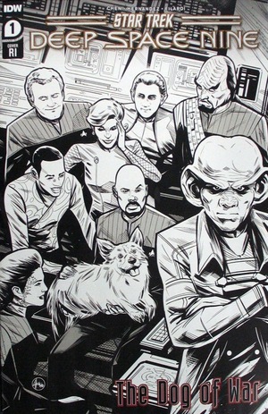 [Star Trek: Deep Space Nine - The Dog of War #1 (Cover D - Angel Hernandez B&W Incentive)]