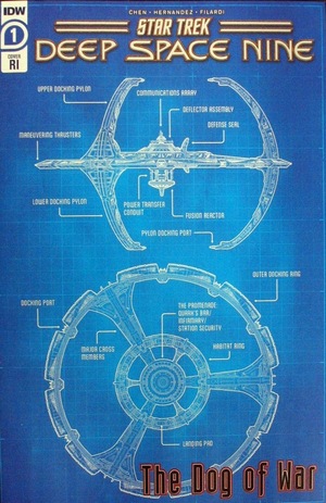 [Star Trek: Deep Space Nine - The Dog of War #1 (Cover E - Schematic Incentive)]