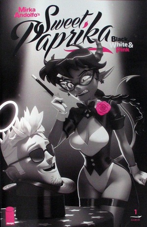 [Mirka Andolfo's Sweet Paprika - Black, White & Pink #1 (Cover F - Andrew Hickinbottom)]