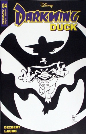 [Darkwing Duck (series 2) #4 (Cover U - Ken Haeser B&W Incentive)]
