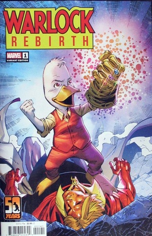 [Warlock: Rebirth No. 1 (1st printing, Cover D - Ron Lim 50 Years of Howard the Duck Variant)]