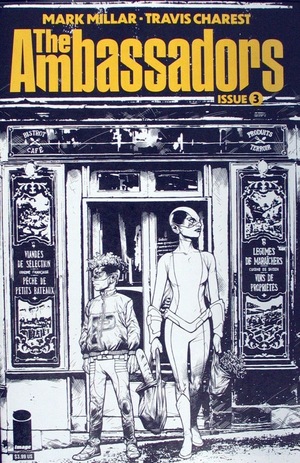 [Ambassadors #3 (1st printing, Cover B - Travis Charest B&W)]