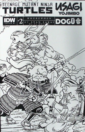 [Teenage Mutant Ninja Turtles / Usagi Yojimbo - WhereWhen #2 (Cover D - Stan Sakai B&W Incentive)]