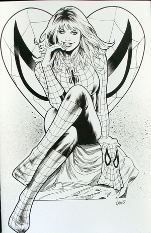 [Amazing Spider-Man (series 6) No. 25 (1st printing, Cover K - Greg Land B&W Full Art Incentive)]