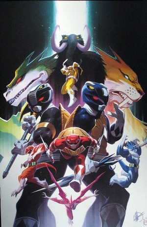 [Mighty Morphin Power Rangers / Teenage Mutant Ninja Turtles II #5 (Cover K - Matteo Scalera Glossy Full Art Incentive )]