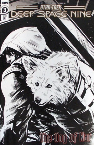 [Star Trek: Deep Space Nine - The Dog of War #3 (Cover D - Angel Hernandez B&W Incentive)]