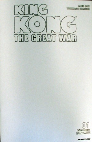 [Kong - Great War #1 (Cover D - Blank Authentix)]