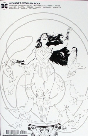 [Wonder Woman (series 5) 800 (1st printing, Cover J - Yanick Paquette B&W Incentive)]