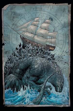 [Godzilla: Here There Be Dragons #1 (Cover C - Tyler Kirkham Full Art Incentive)]