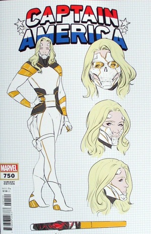 [Captain America No. 750 (Cover N - Carmen Carnero Character Design Incentive)]