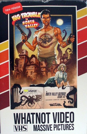 [North Valley Grimoire #2 (Cover F - Giuseppe Cafaro Back to the Future VHS Homage)]